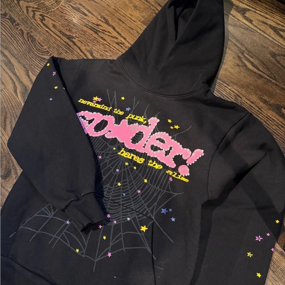 Sp5Der Official Other - Black Spider Hoodie $340 Retail Small